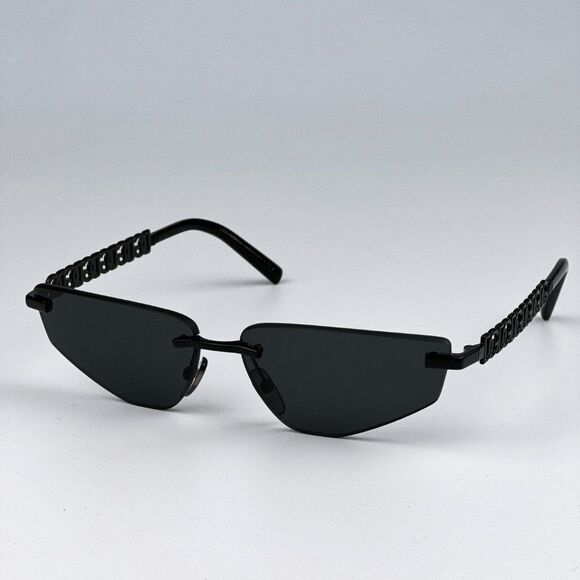 NEW D&G DG2301 01/87 Essentials Black Grey Rimless Rectangle Women Sunglasses - Picture 6 of 11
